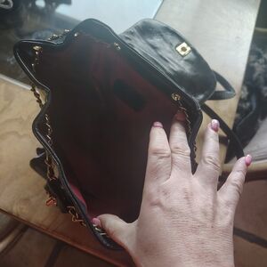 Elegant Black Leather Women's Bag